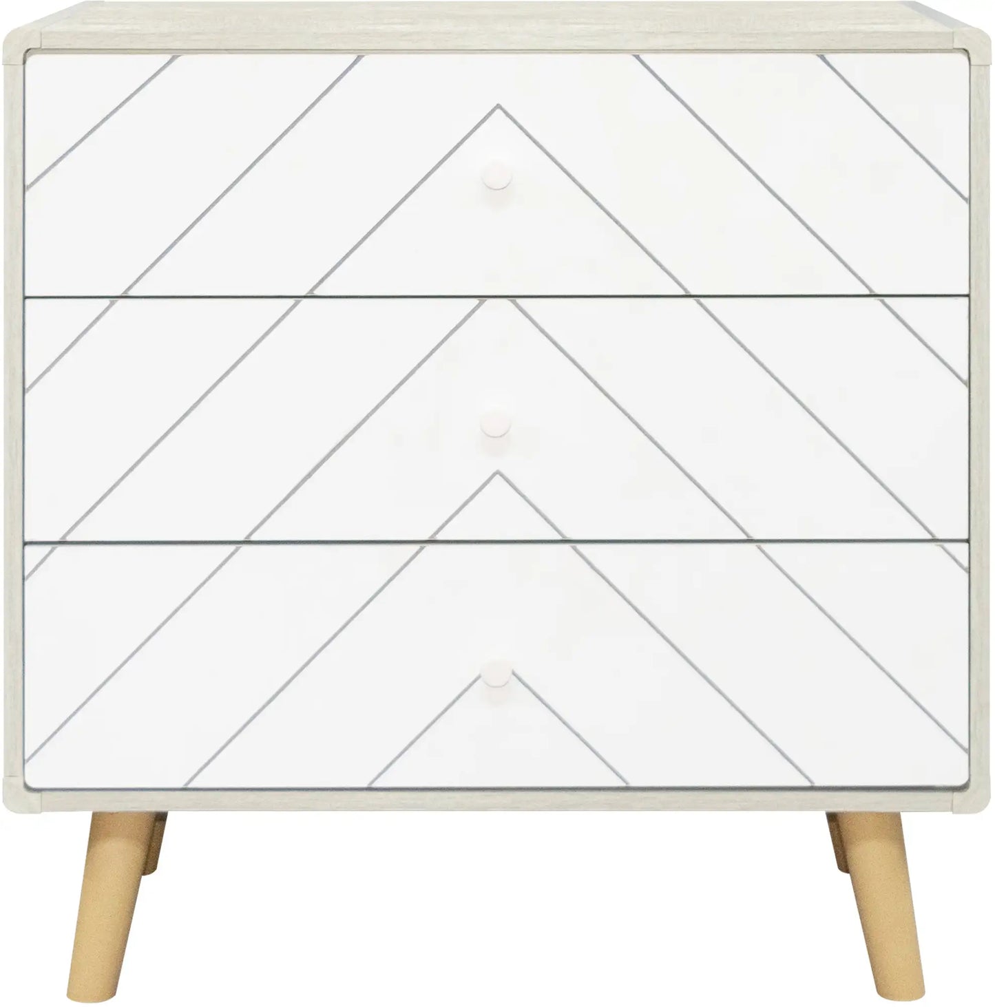 Dixie 3 Drawer Chest Dusty Greywhite 2022 F02
