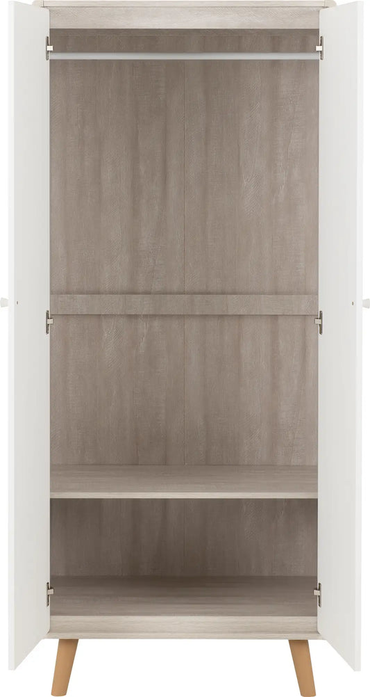 Dixie 2 Door Wardrobe Dusty Greywhite 2023 03