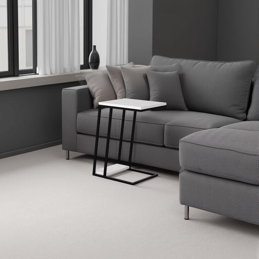 Pal 2 Tier White Sofa End Table