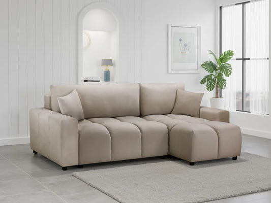Luki Universal Corner Sofabed – Mocha