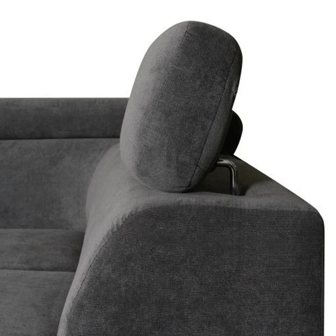 Artic Corner Sofa Bed with Storage Box – Grey