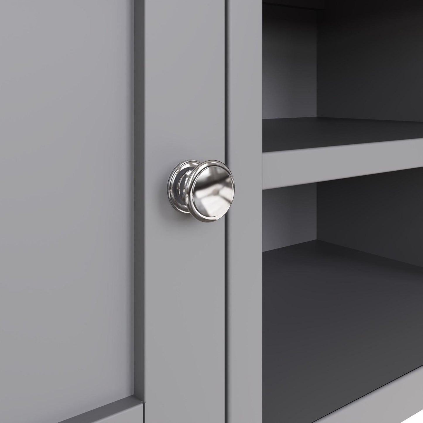 Taberno Oak 2 Door TV Unit Dove Grey