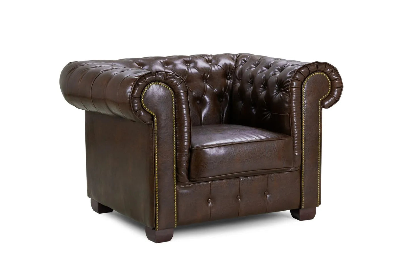 Chesterfield Sofa – Antique Brown Collection
