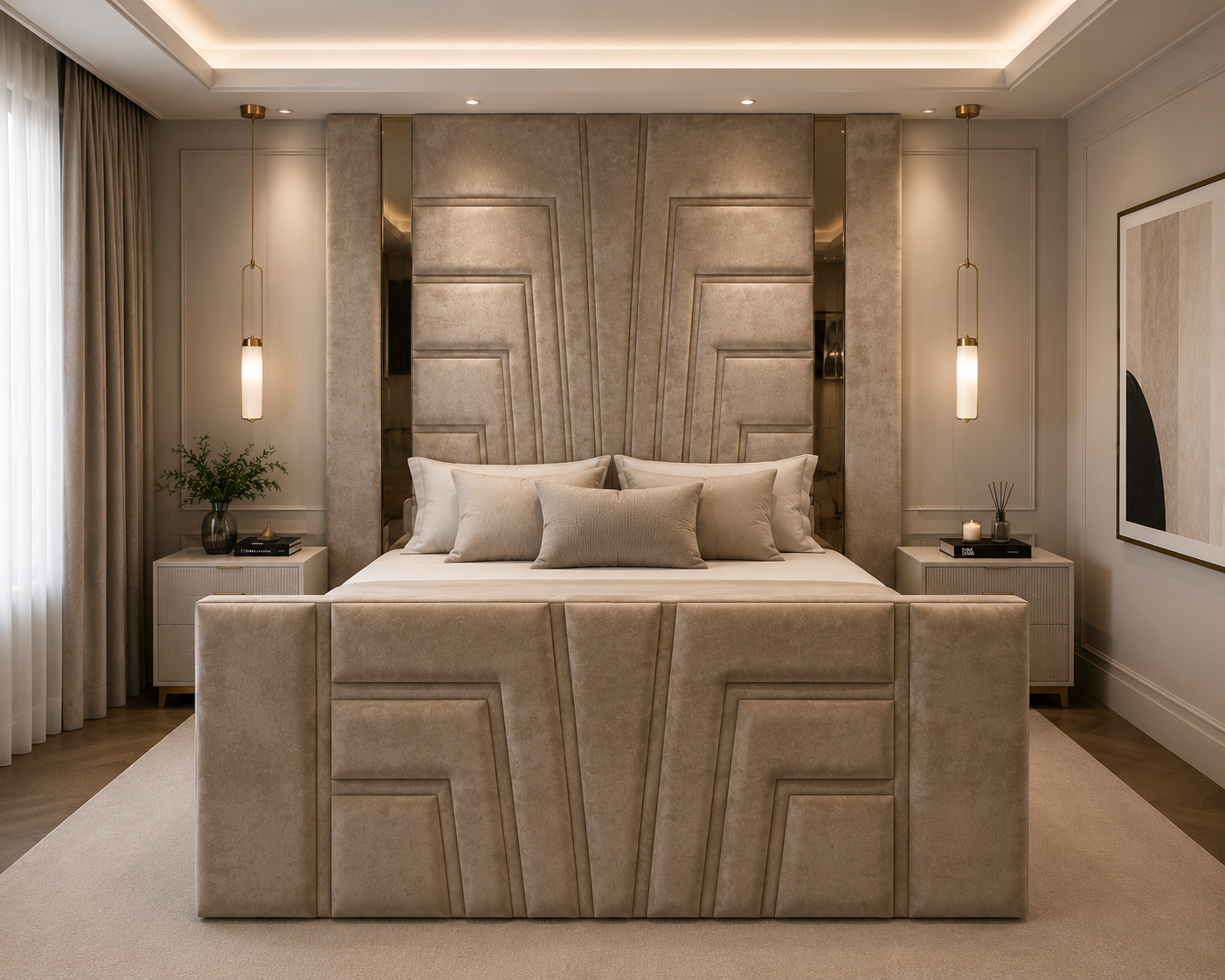 Glass Pierre Bed