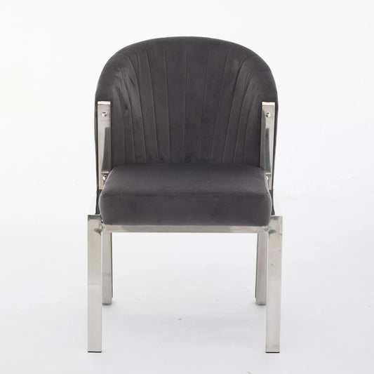 Fabio Silver Dining chair