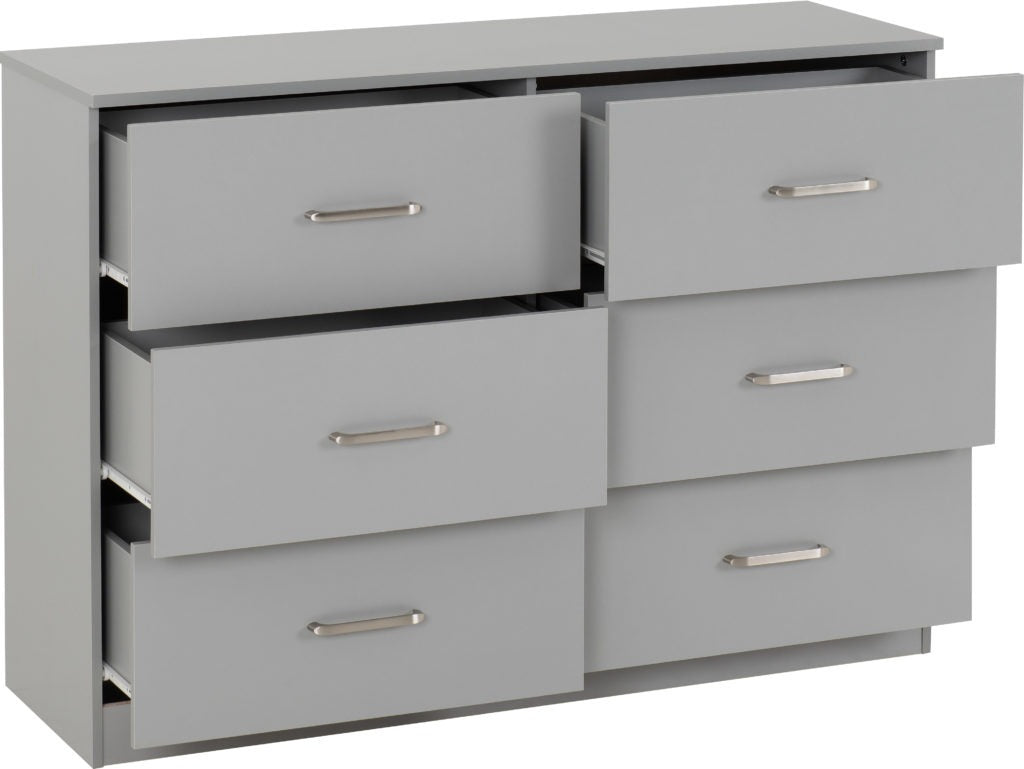 Dakota 6 Drawer Chest – Multiple Finishes