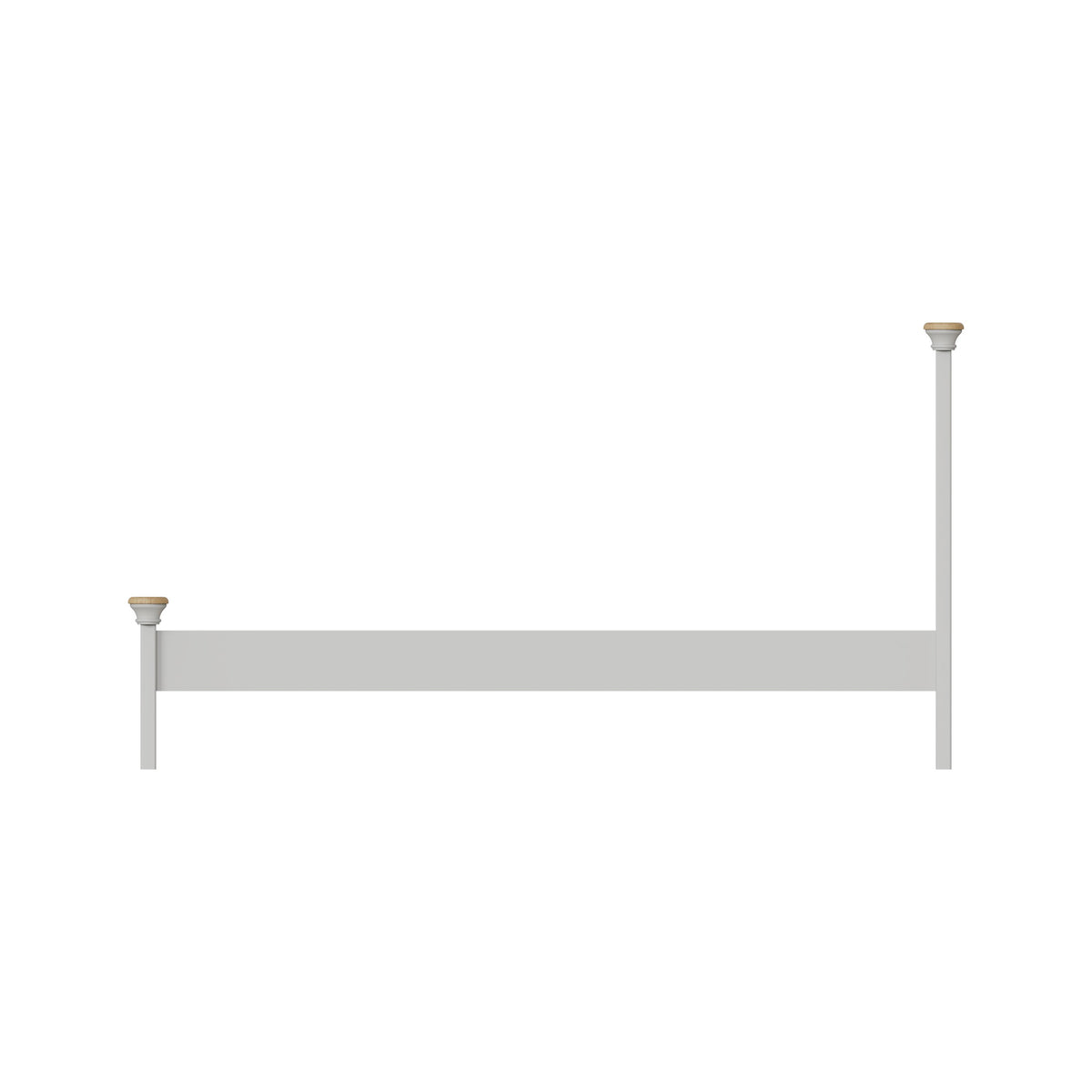 Faire 5ft Kingsize Shaker Panel Bed in Dove Grey