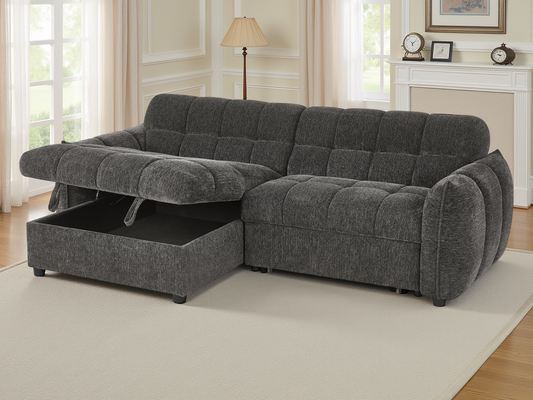 Florida Sofabed Grey Universal Corner
