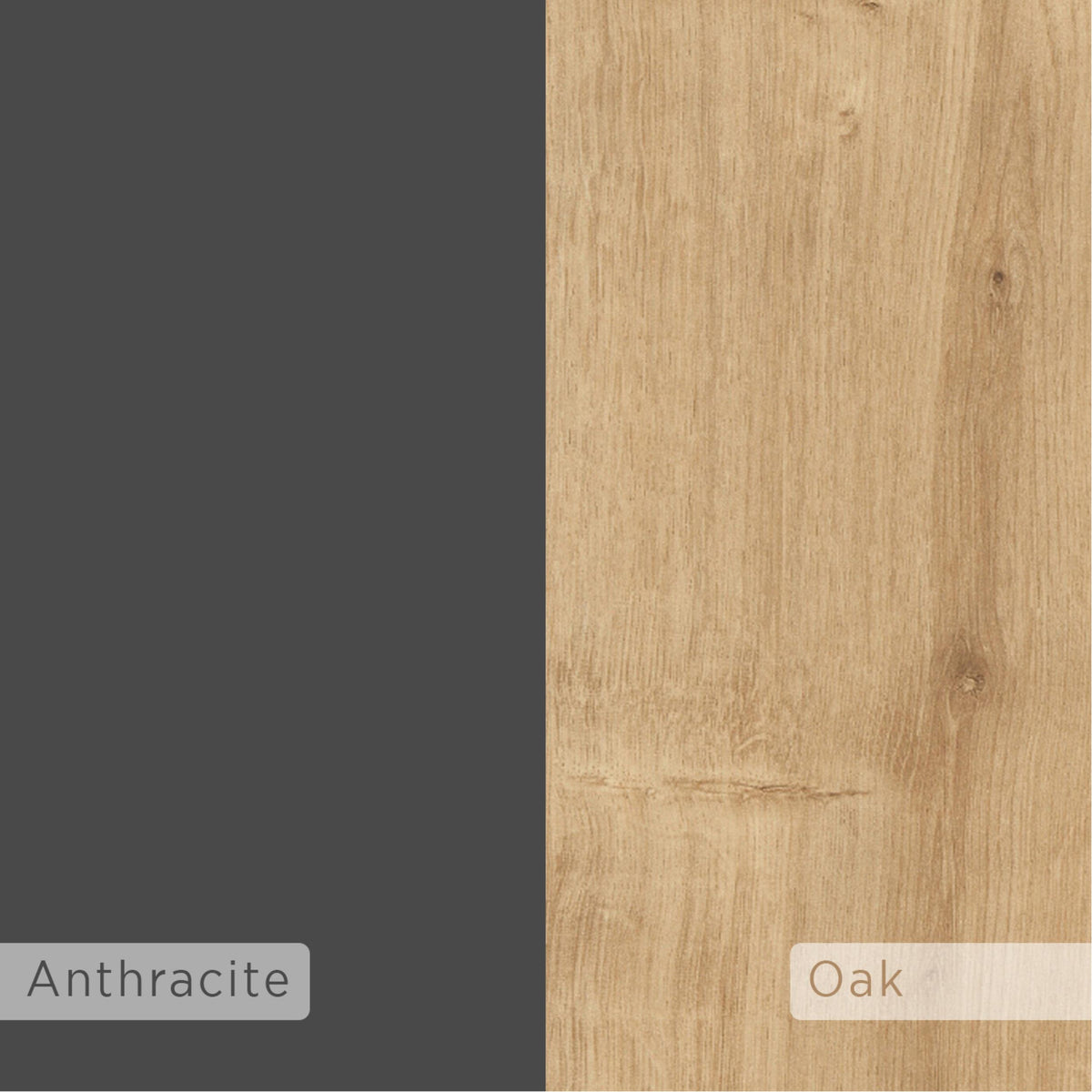 Cowork Modern Desk Oak Wall Mounted With Drawer 94cm Wide