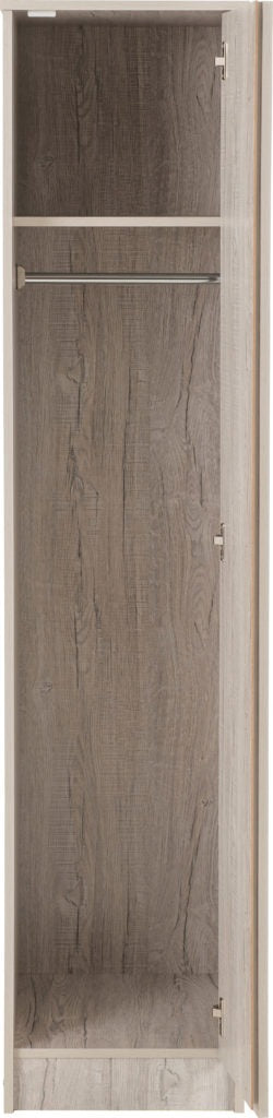 Malvern 1 Door Wardrobe – Urban Snow Finish