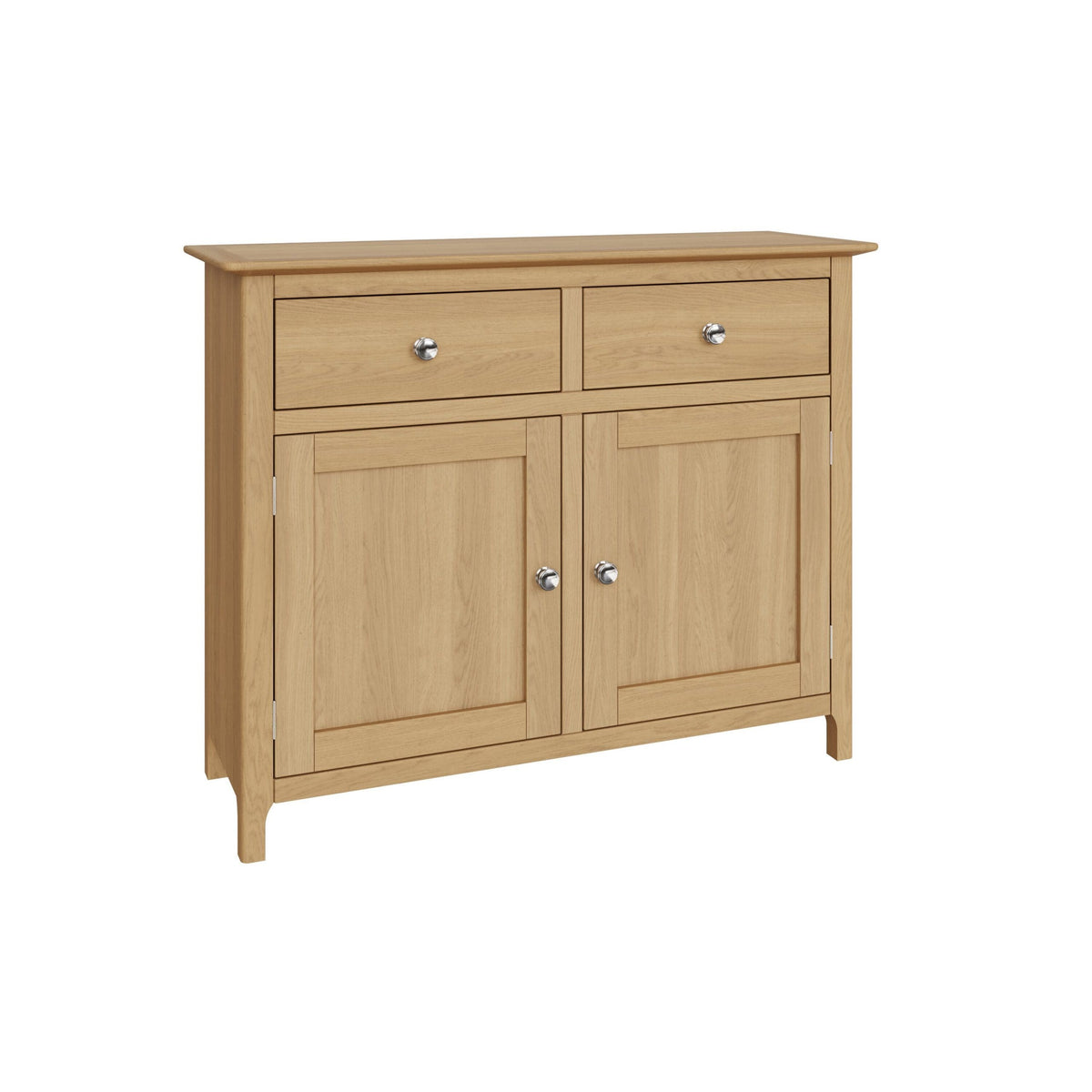 Taberno Oak 2 Door 2 Drawer Sideboard Natural Oak