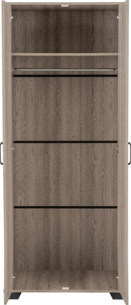 Oliver 2 Door Wardrobe – Light Oak Effect Finish