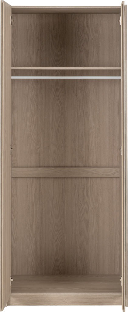 Paris 2 Door Mirrored Wardrobe