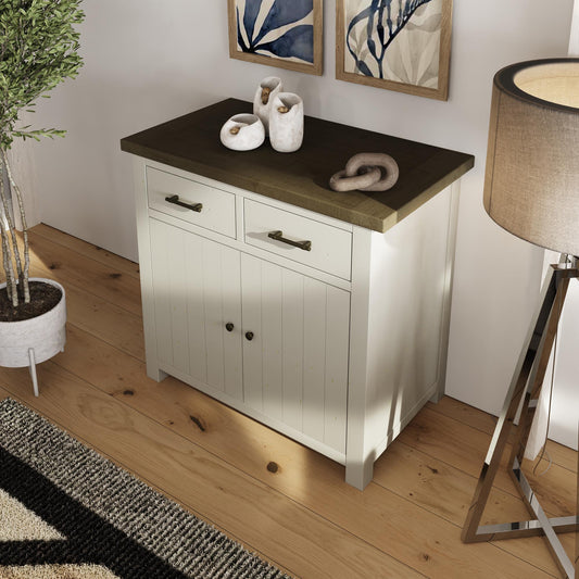 Purbeck Truffle 2 Door 2 Drawer Small Sideboard