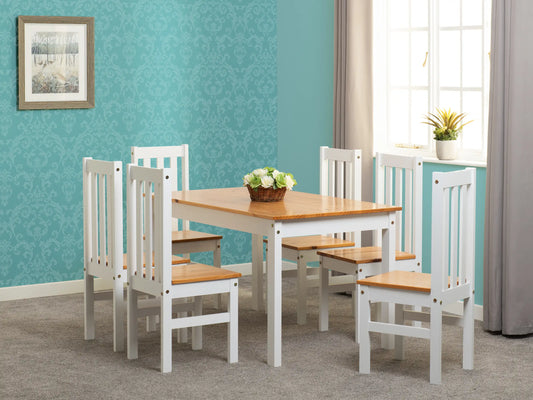 Ludlow 1+6 Dining Set Whiteoak Effect 2022 02