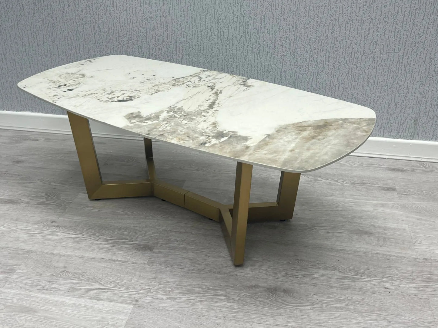 Sorrento Oval Ceramic Coffee Table
