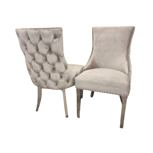 Kensington Velvet Dining Chair – (Set of 2)