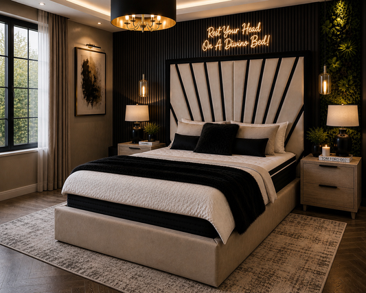 Sunrise Bed: A Statement of Luxury, Comfort & Contemporary Design