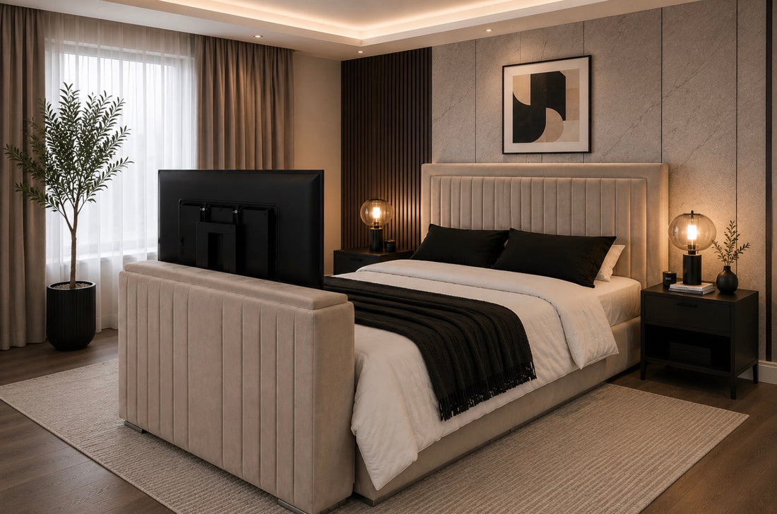 Luxury TV Bed – The Perfect Blend of Comfort, Style & Entertainment
