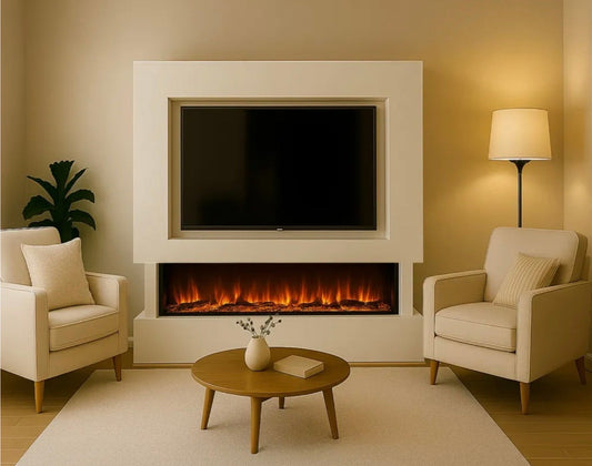 Hestia 1308 Electric Fire & Denver Media Wall Package – The Ultimate Modern Living Centrepiece
