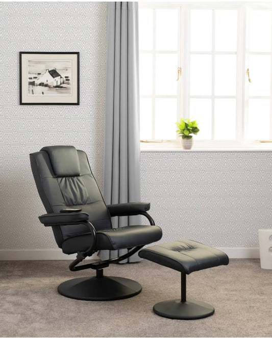 Ascot Recliner Chair & Footstool: Relaxation, Comfort and Timeless Style