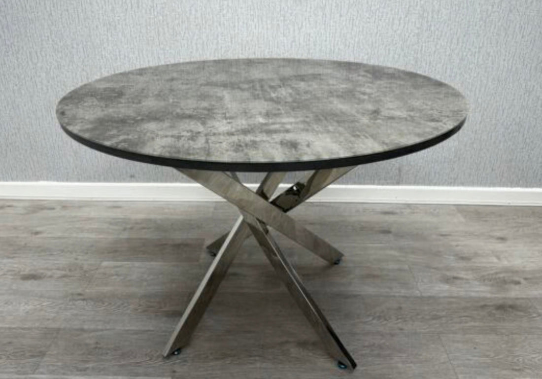 Tokyo Round Dining Set – Table & 4 Chairs