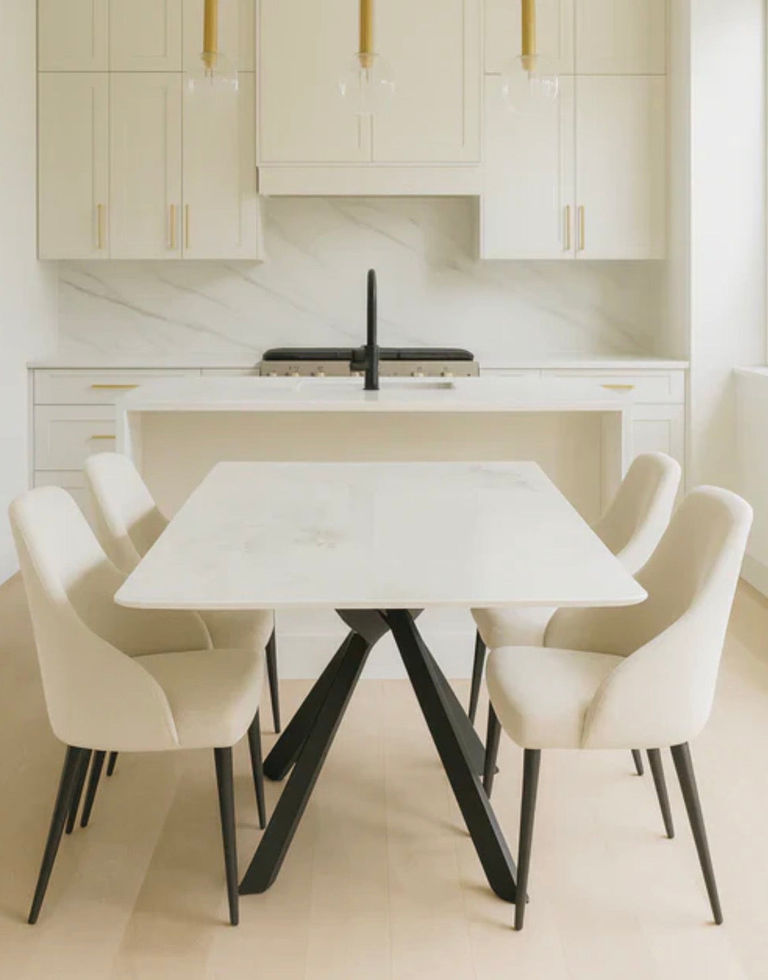 BK-Milan 1.5/1.8m Dining Table – Contemporary Elegance for Modern Dining Spaces