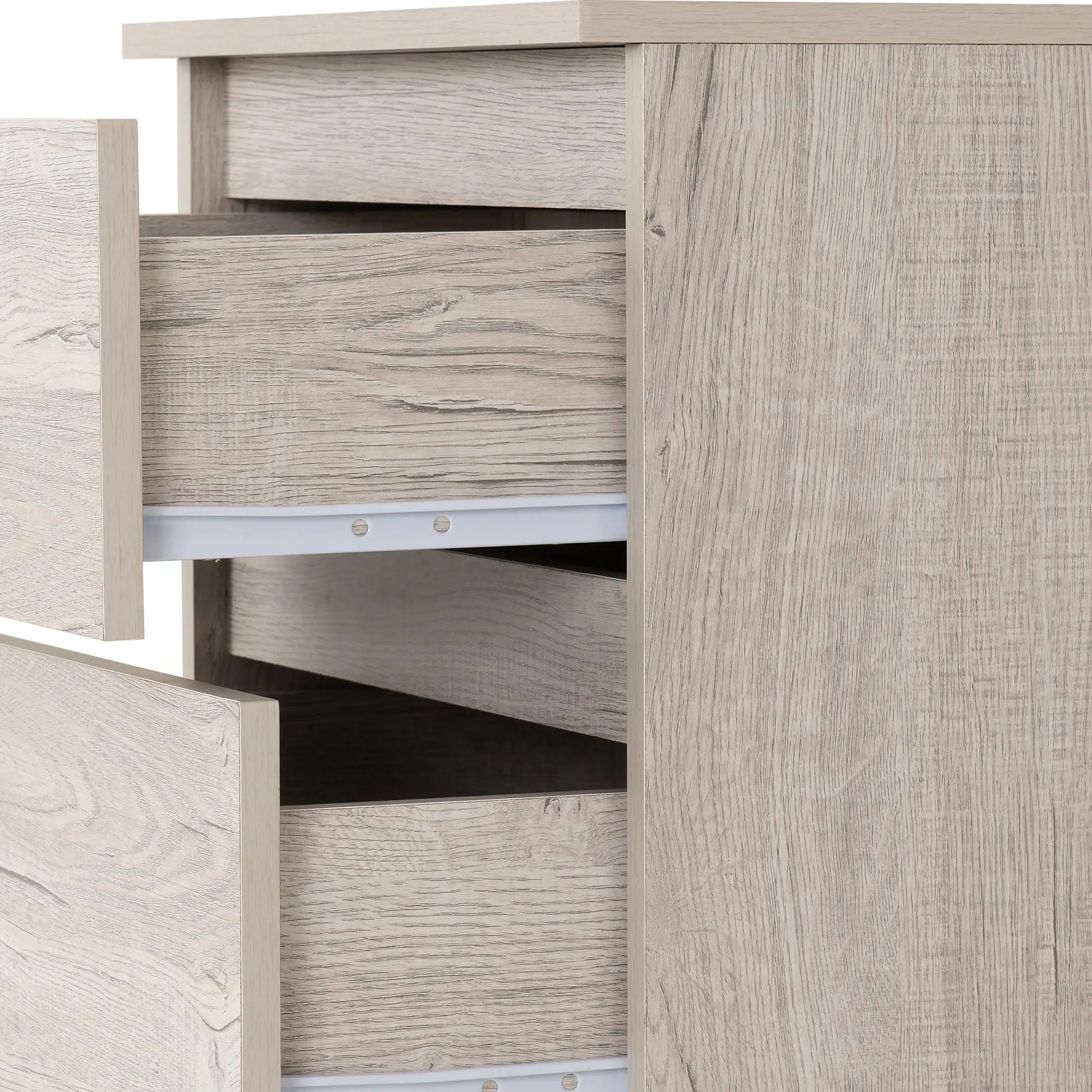 Malvern 5 Drawer Narrow Chest   Urban Snow 2023  06