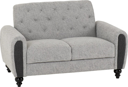 Chester 3+2 Suite Light Grey Fabric 2023  03