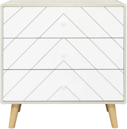 Dixie 3 Drawer Chest   Dusty Greywhite 2022  F02