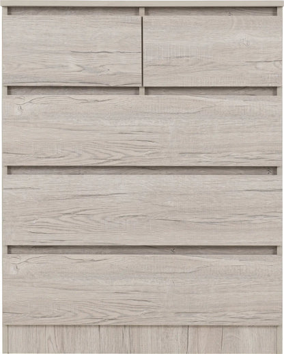 Malvern 3+2 Drawer Chest   Urban Snow 2024  03