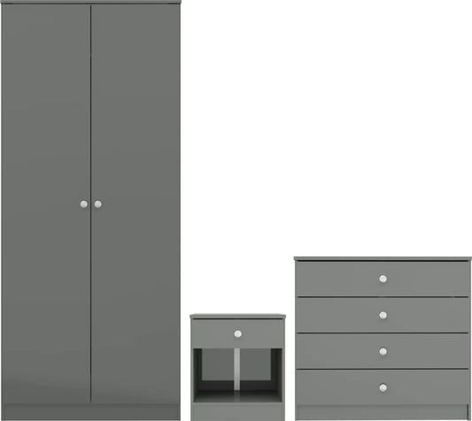 Denver Trio Set   Grey Gloss 2024  F01
