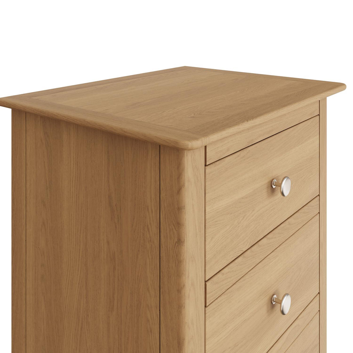 Taberno Oak 5 Drawer Chest Of Drawers Ready Assembled