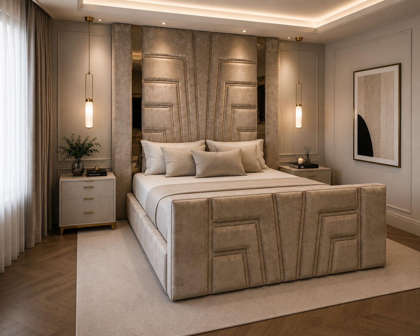 Glass Pierre Bed