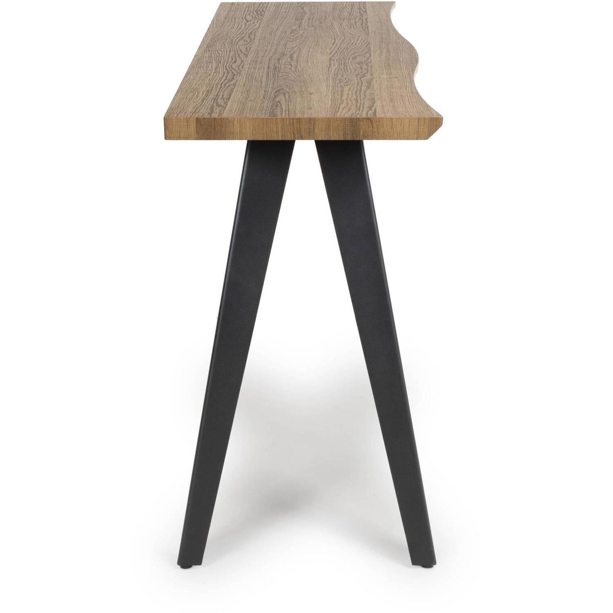 Nassau Wave Edge Console Table - Oak