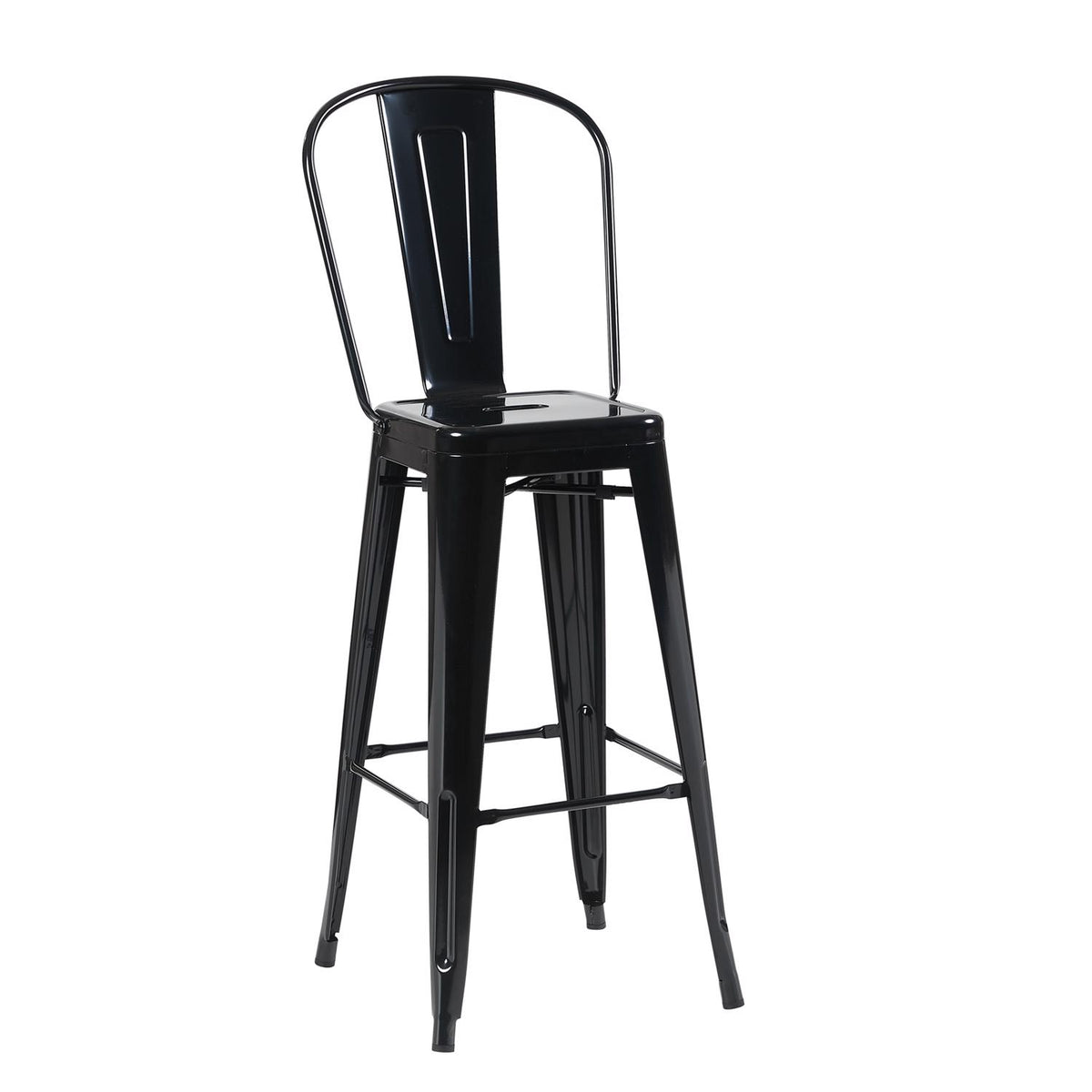 Bistro Pack Of 4 30 Black Bar Chairs