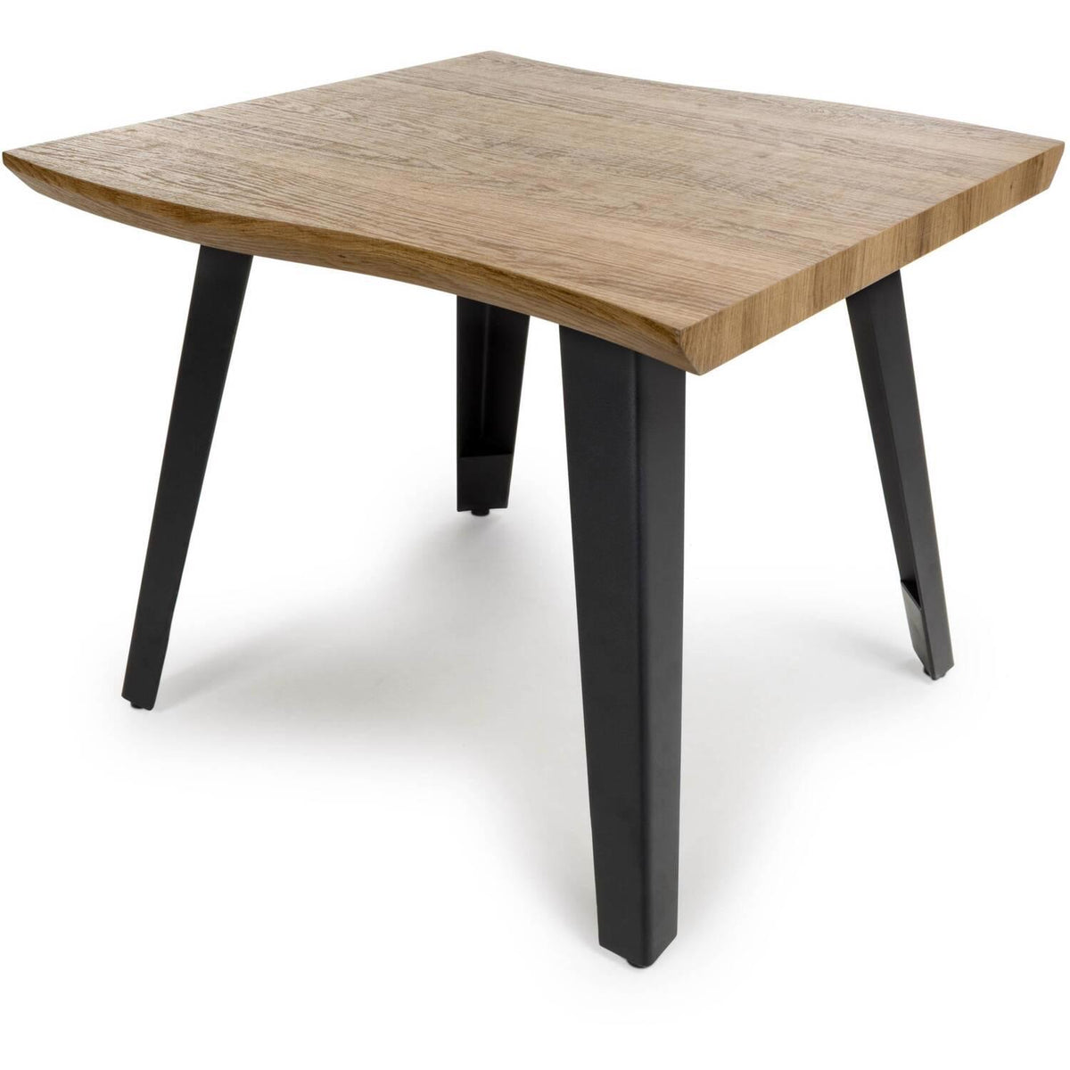 Nassau Wave Edge Lamp Table - Oak