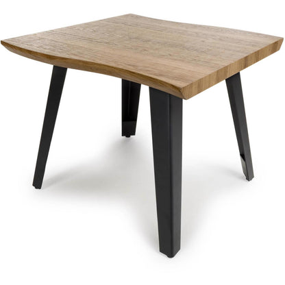 Nassau Wave Edge Lamp Table - Oak