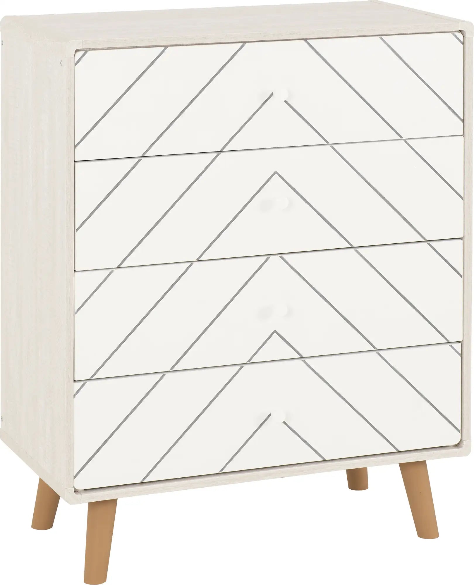 Dixie 4 Drawer Chest   Dusty Greywhite 2024  01