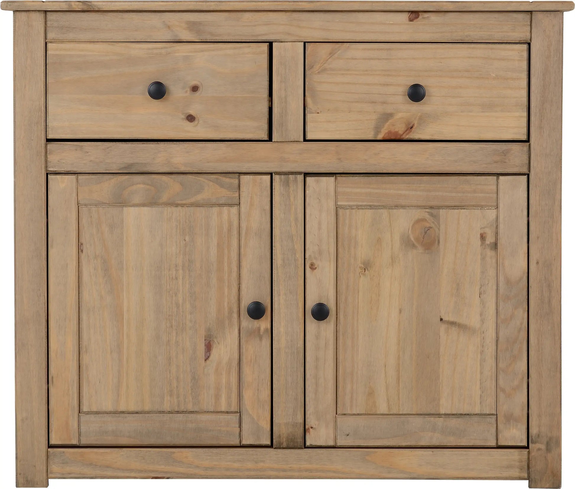 Panama 2 Door 2 Drawer Sideboard Natural Wax 2019 03