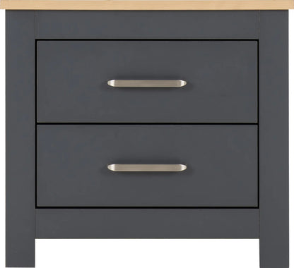 Portland 2 Drawer Bedside   Greyoak Effect 2023  03
