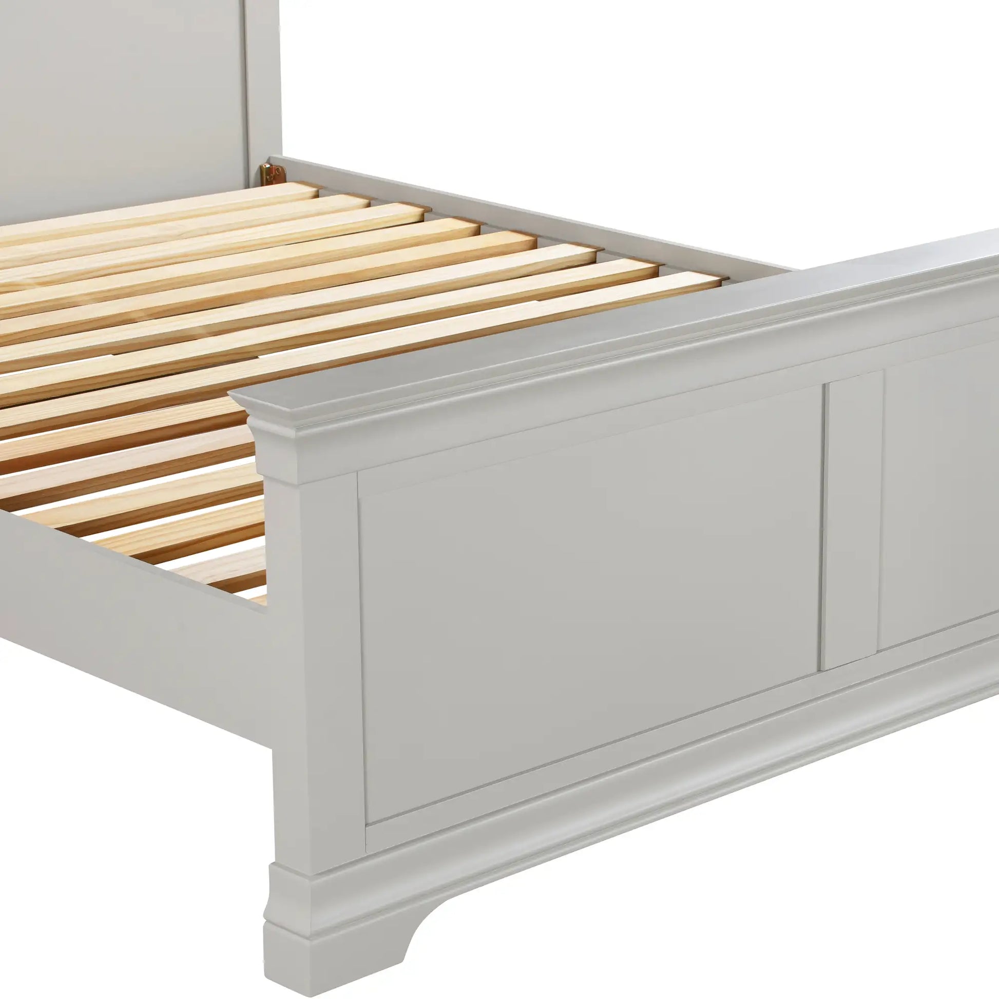 Bordeaux 5' High End Bed   Pebble Grey  04