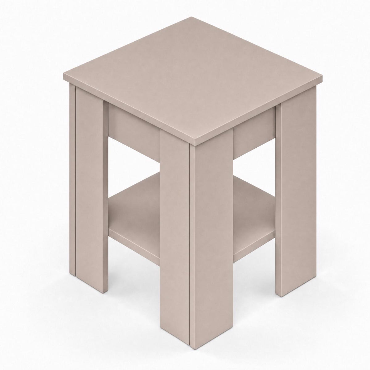 Promo Beige Coffee & Lamp Table Set