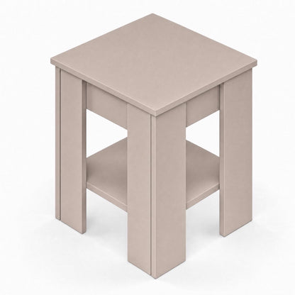 Promo Beige Coffee & Lamp Table Set