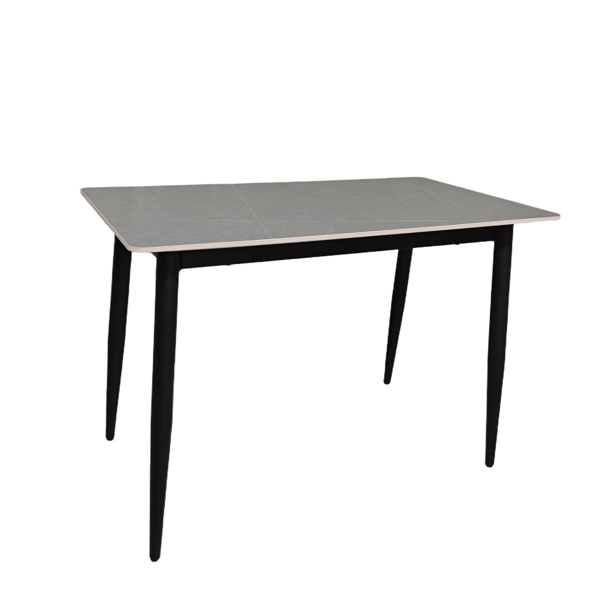Nova Grey Dining Set with 4 Evie Green Chairs