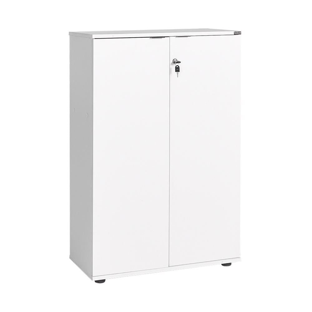 Rio Matt White Office Filing Cabinet - Lockable Storage