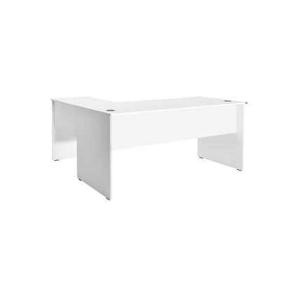 Adore Rio Matt White Corner Desk - Large Reversible Office Desk