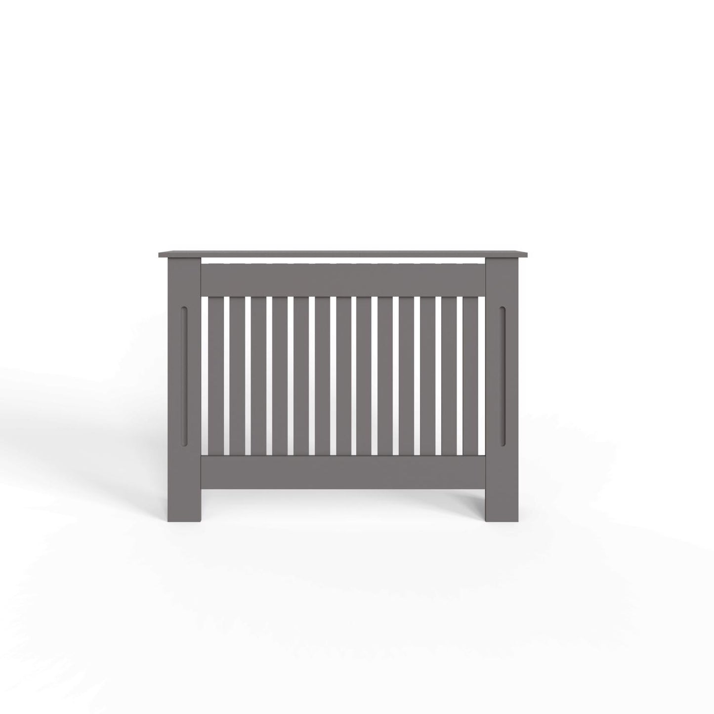 Vertical Slat Medium MDF Grey Radiator Cover