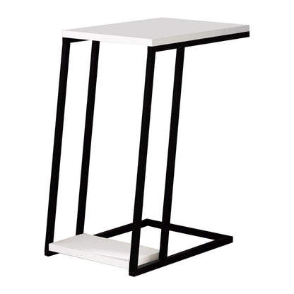 Pal 2 Tier White Sofa End Table