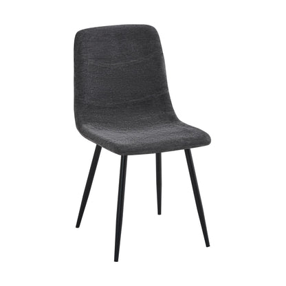 Monaco Grey Sintered Stone Dining Table With 6 Evie Grey Chairs